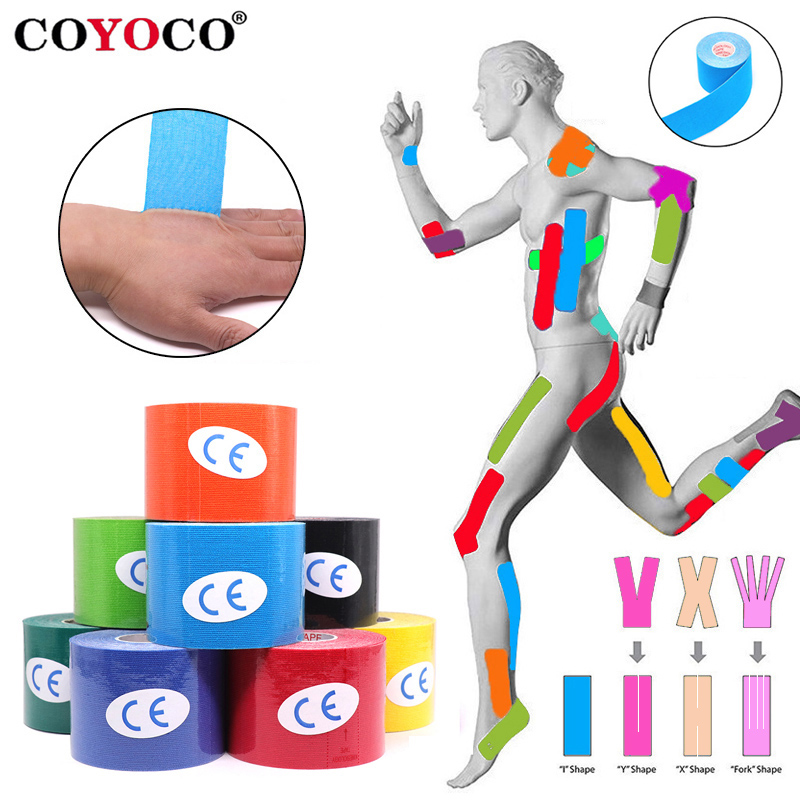 Sports Taping Precut - ความกว้าง 2.5 ซม.-10 ซม.เทป Kinesiology 5