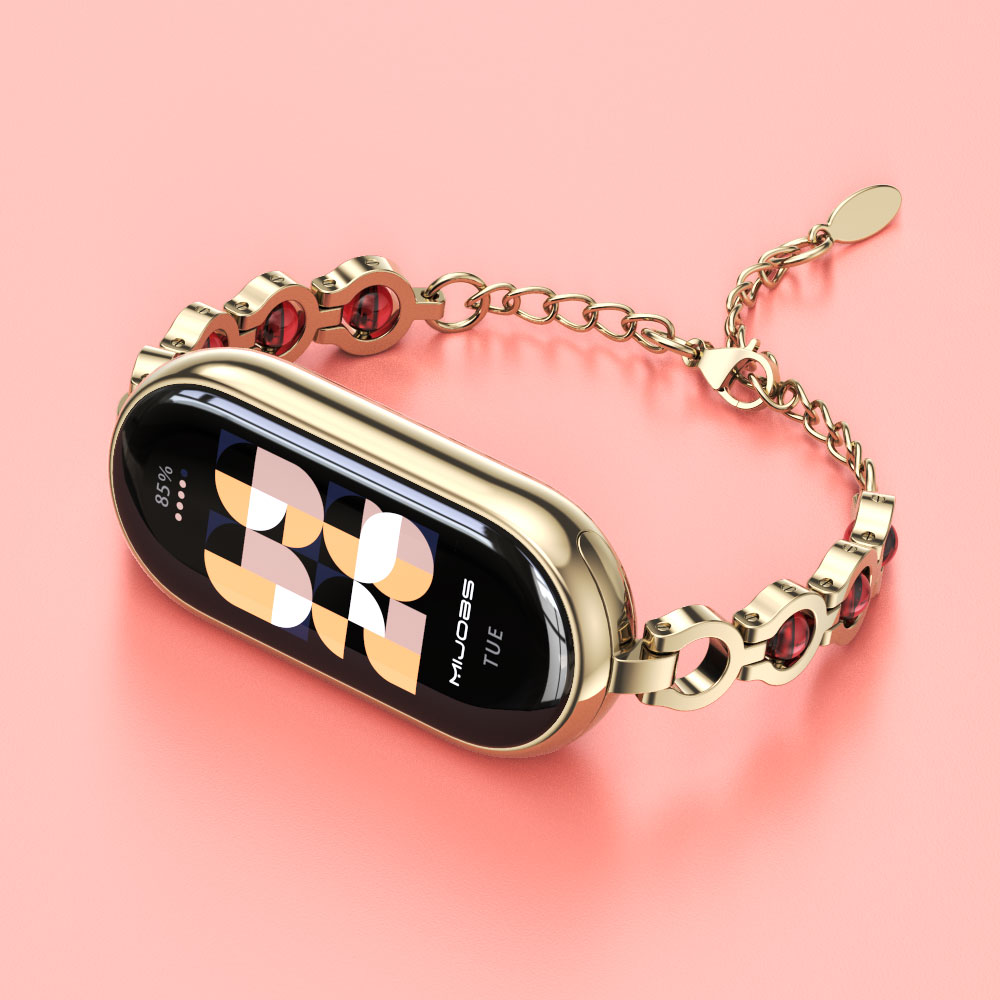 Health Wellness Bracelet - สายนาฬิกาสำหรับ Mi Band 11 10 9