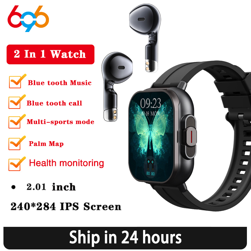 Health Wellness Bracelet - BT Call หูฟังบลูทูธนาฬิกา 2.01 