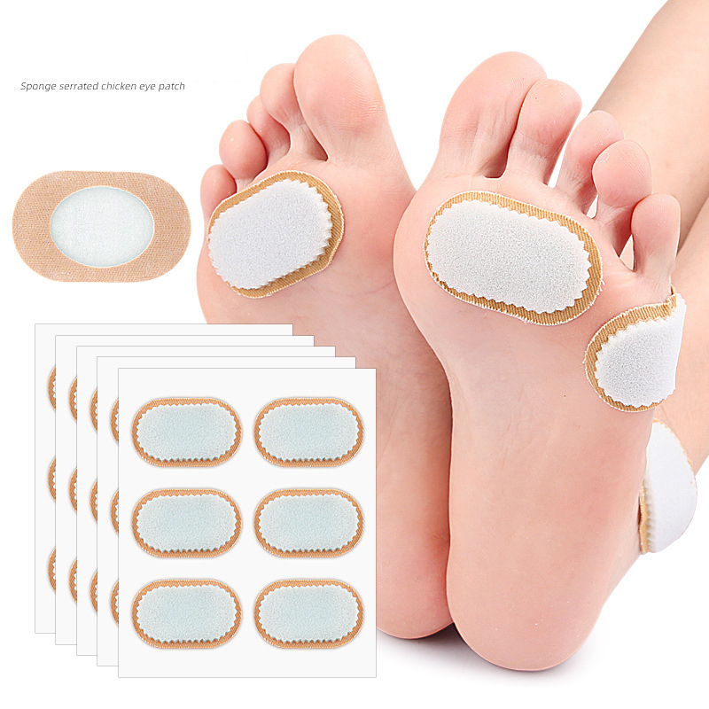 Detox Foot Patch - (.) แผ่นแปะดูแลเท้า 6 ชิ้น แผ่นแปะกำจัดตาปลา แผ่นแปะรักษาแผล