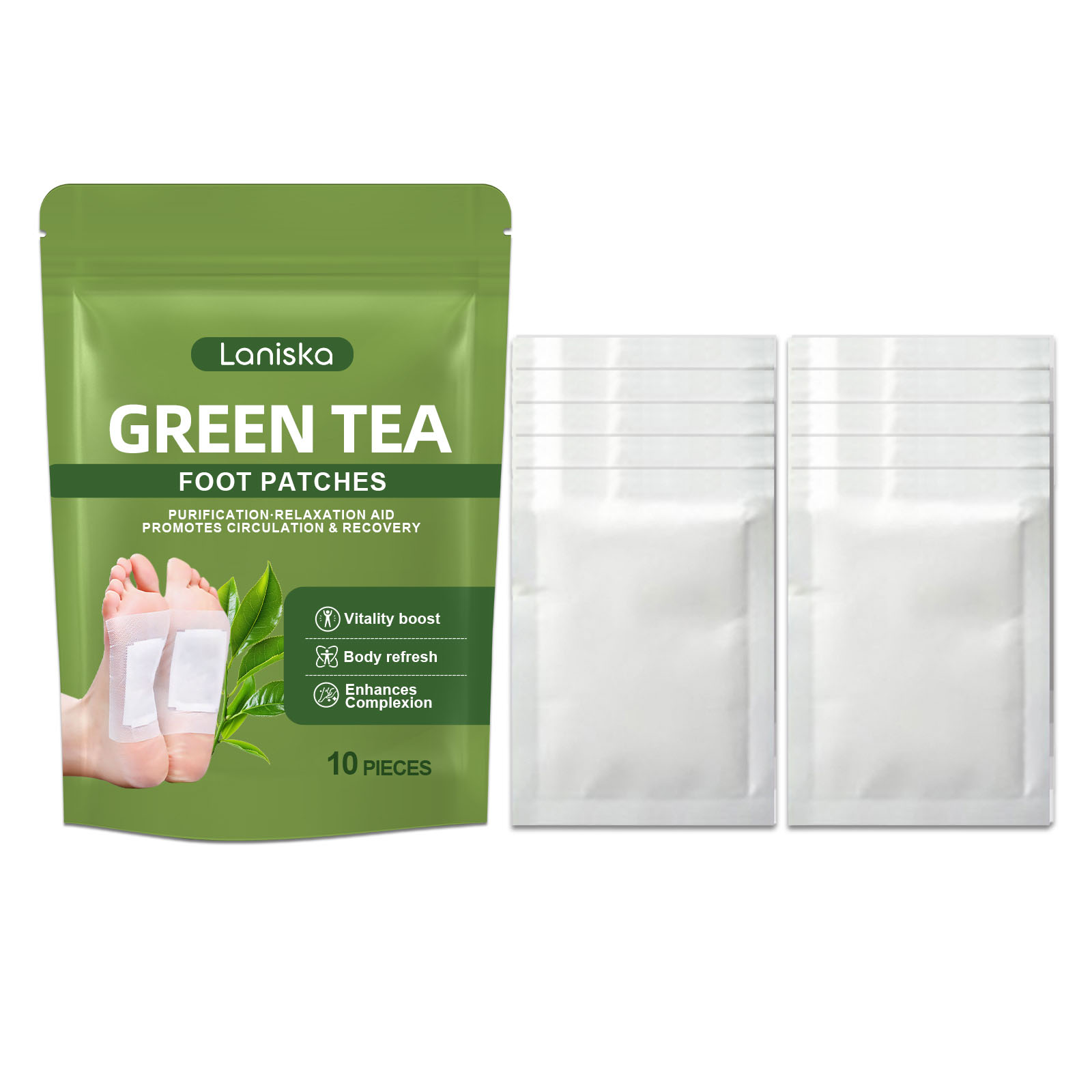 แผ่นแปะเท้าดีท็อกซ์ธรรมชาติ บร - Detox Foot Patch บทวิจารณ์และราคา