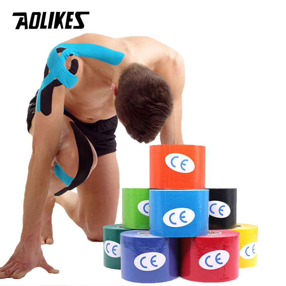 AOLIKES 2 ขนาด Kinesiology เทป - Sports Taping Precut บทวิจารณ์และราคา