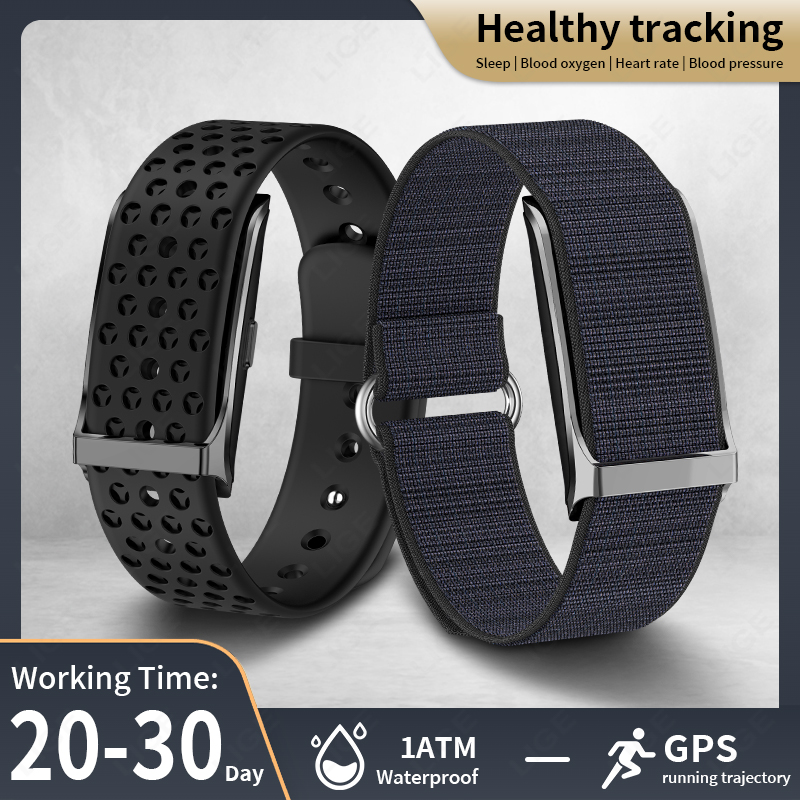 LIGE สมาร์ทวอท์ช Heart Rate เค - Health Wellness Bracelet บทวิจารณ์และราคา