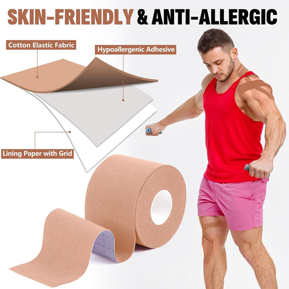 พรีคัทเทปกายภาพ 5 ม้วน |   เทป - Sports Taping Precut บทวิจารณ์และราคา