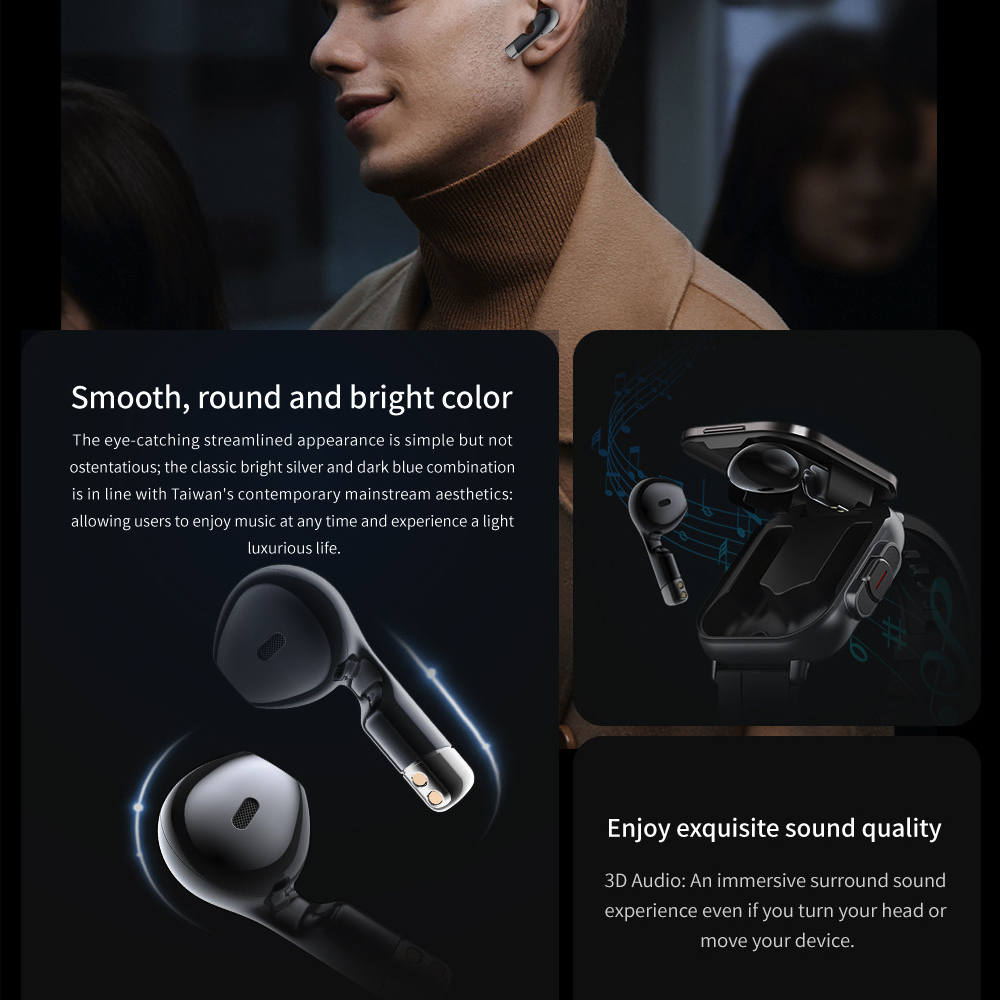 BT Call หูฟังบลูทูธนาฬิกา 2.01 - Health Wellness Bracelet บทวิจารณ์และราคา