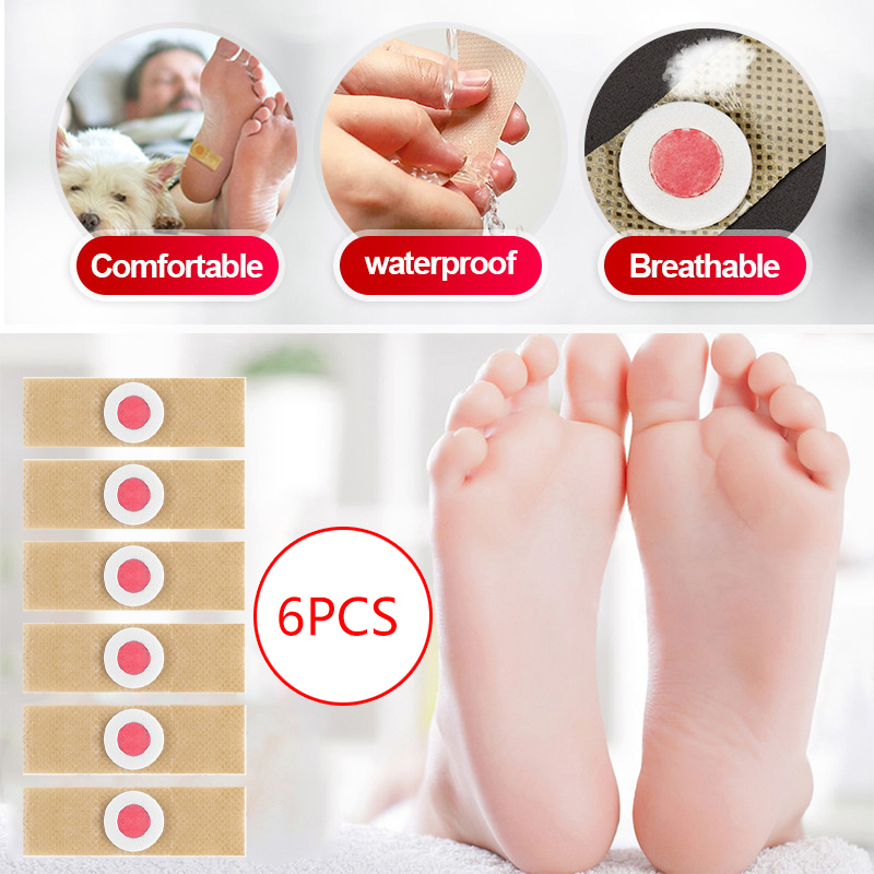 (.) แผ่นแปะดูแลเท้า 6 ชิ้น แผ่ - Detox Foot Patch บทวิจารณ์และราคา