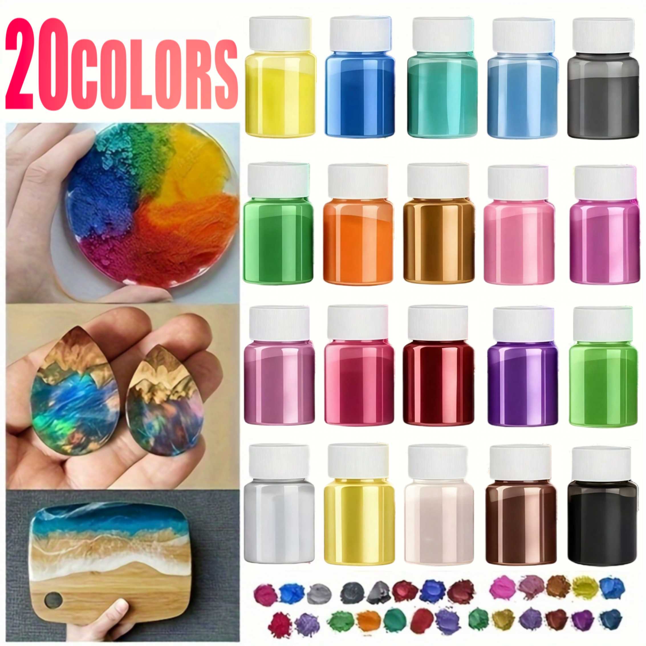 ชุดสีเมทัลลิก 20 สี ขนาด 20 มล - Bath Salts Magnesium บทวิจารณ์และราคา
