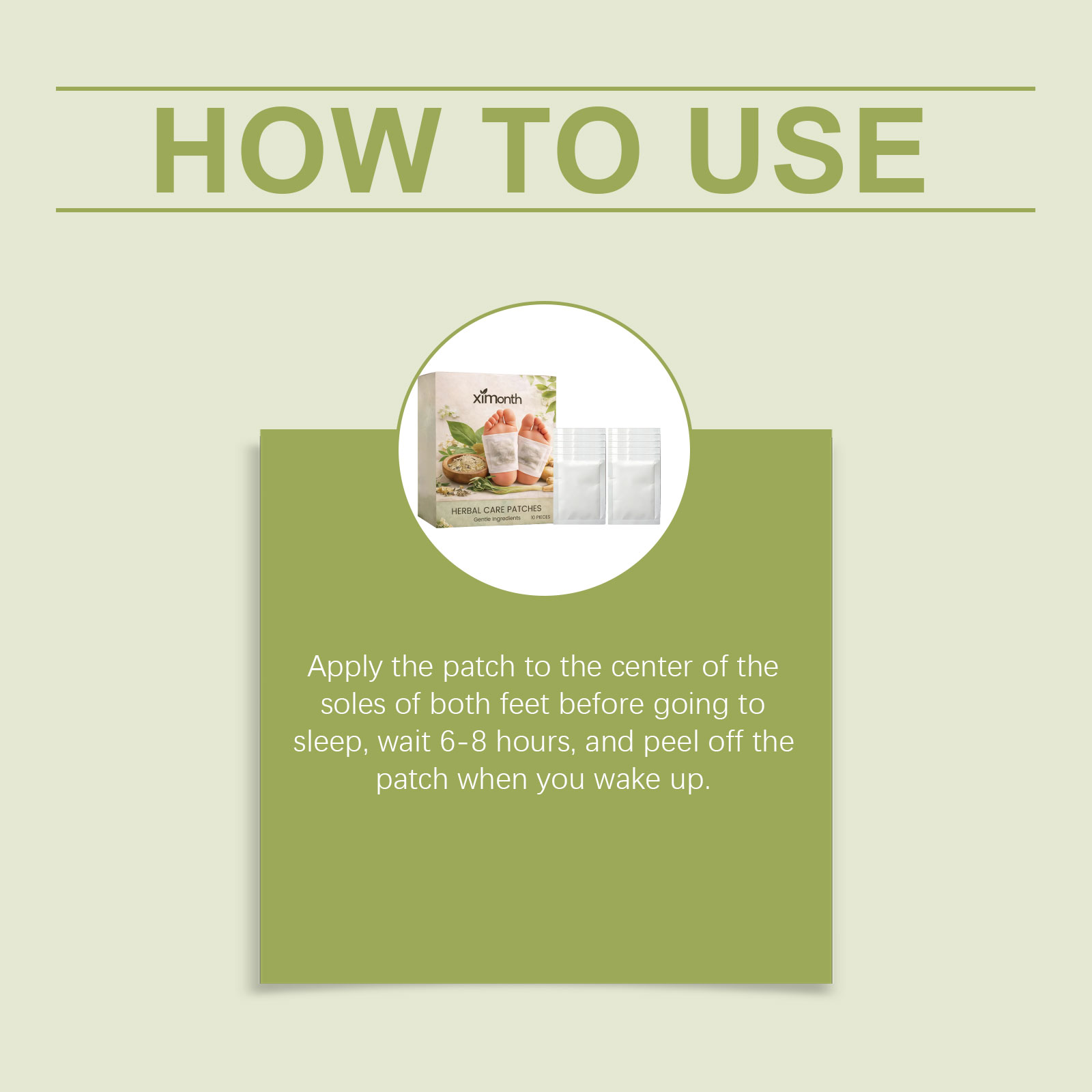 แผ่นแปะเท้าสมุนไพรธรรมชาติสำหร - Detox Foot Patch บทวิจารณ์และราคา